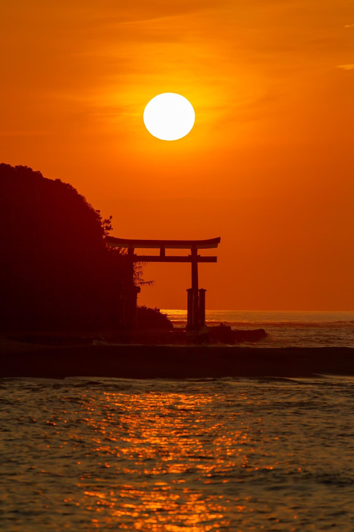 夕陽の名所に泊まる